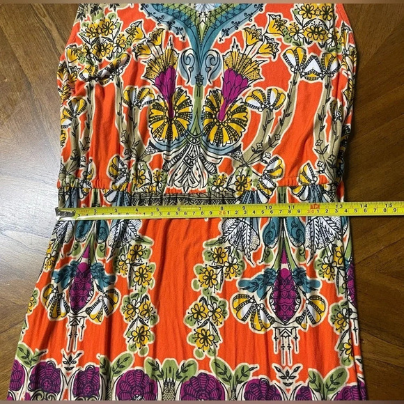 Uncle Frank Sleevless Print Maxi Dress Size Medium Boho Floral - Picture 5 of 8